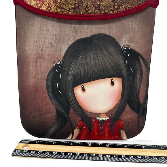 Santoro's Gorjuss iPad Tablet Computer Cover 7.5"x10" Animae Art Girl Swing Cat - Picture 11 of 12